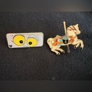 Disney Trading Pins - Disney Figment Eyes & King Arthur Carrousel in Fantasyland
